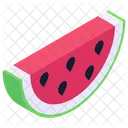 Trozo De Sandia Comida Sana Fruta Organica Icono