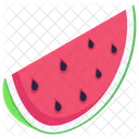 Trozo De Sandia Comida Sana Fruta Organica Icono