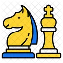 Piezas De Ajedrez Estrategia Ajedrez Icono