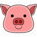 Pig Farm Animal Icon