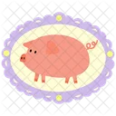Picture Frame Pig Icon