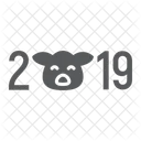 Pig New Year Icon