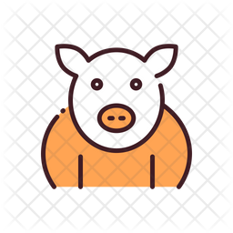 Pig Icon Of Colored Outline Style Available In Svg Png Eps Ai Icon Fonts