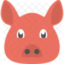 Pig Face Pigling Icon