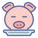 Pork Head Food Icon