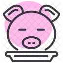 Pork Head Food Icon