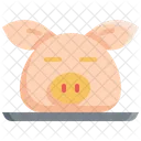 Pig Head Pork Icon