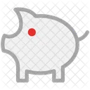 Pig Piggy Coin Icon