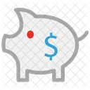 Pig Coin Bank Icon