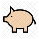 Piggy Animal Farming Icon