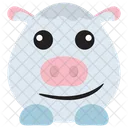 Fat Pig Pigs Piglet Icon