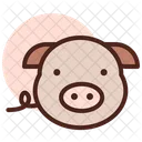 Pig Meat Food Icon