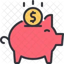 Pig Money Saving Icon