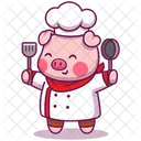 Pig Chef Icon