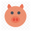 Pig Face Animal Pig Icon