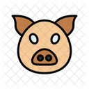 Pig Face Pig Piggy Icon