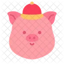 Pig Head Newyear Icon