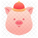 Pig Head Newyear Icon