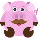 Moustache Emoji Emoticon Icon