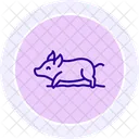 Pig Rolling In Mud Pig Rolling Icon