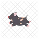 Running Pig Funny Icon