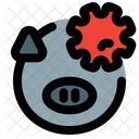 Pig Virus Animal Virus Pig Icon