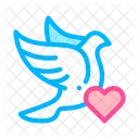 Pigeon Heart Wedding Icon