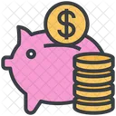 Gambling Casino Piggy Icon
