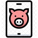 Piggy Smartphone Savings Icon