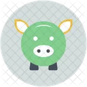 Piggy Banking Money Icon