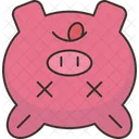 Piggy Bank Bankrupt Icon