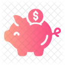 Piggy Bank Economic Crisis Icon