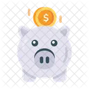 Piggy Bank Piggy Savings Emergency Funds Icon