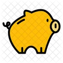 Economy Pig Bank Savings Icon