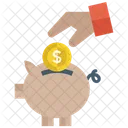 Piggy Bank Investment Savings Icon