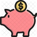 Savings Piggy Bank Money Icon