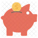 Piggy Bank Penny Bank Save Money Icon
