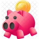 貯金箱、お金、金融 アイコン