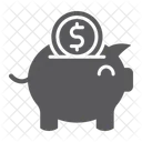 Piggy Bank Finance Icon