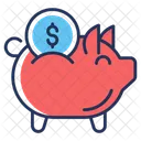 Piggy Bank Penny Bank Saving Icon