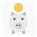 Piggy Bank Dollar Icon
