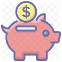 Piggy Bank Money Savings Money Box Icon