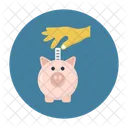 Piggy Bank Saving Icon