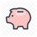 Finance Coin Piggy Bank Icon