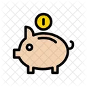 Piggy Coin Saving Icon