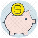 Business Piggy Bank Icon