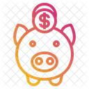 Money Pig Piggy Icon