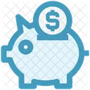 Money Piggy Bank Coin Icon