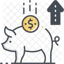 Piggy Bank Savings Savings Increase Icon