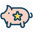 Piggy Bank Piggy Star Piggy Icon